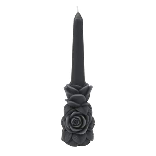 10" Unscented Rose Taper Candle by Ashland